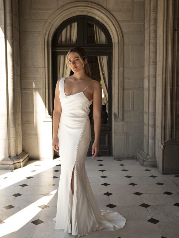 Vestido Celeste