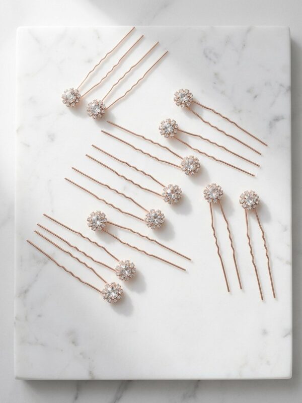 Set Pinzas Flor Avignon (10 uds)